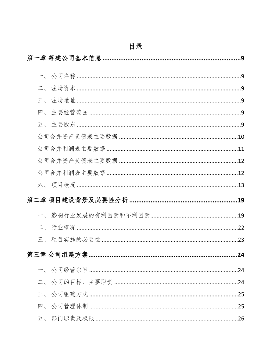 仪征关于成立液晶显示模组公司可行性报告(DOC 80页)_第2页