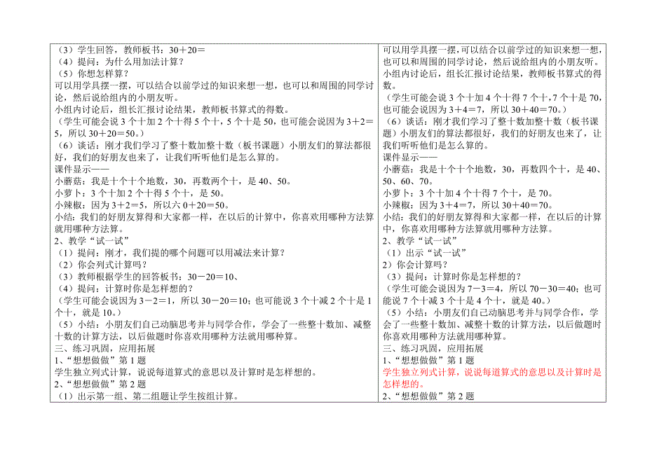 100以内的加法和减法（教育精品）_第2页