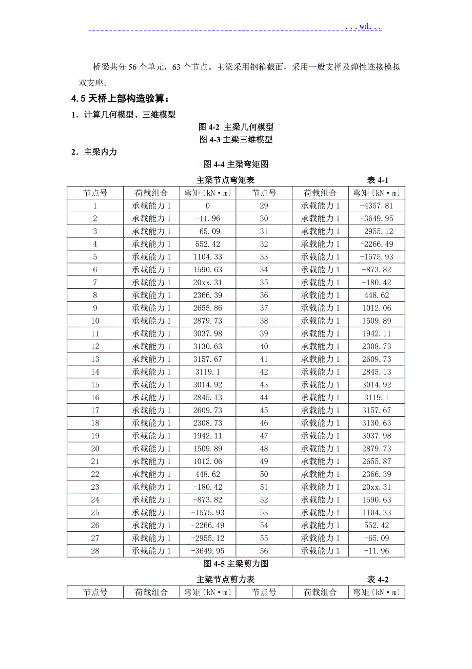 2x26m钢箱梁人行天桥上部结构与下部结构计算书_第3页