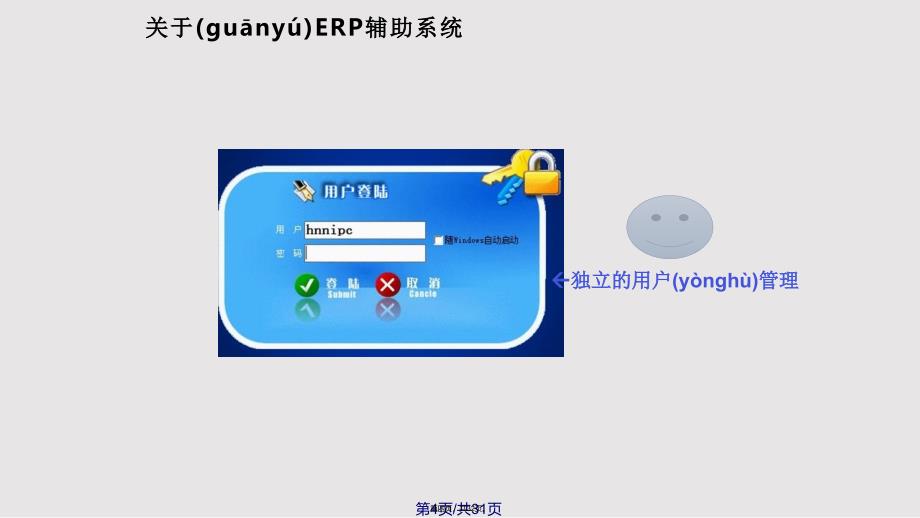 ERP辅助系统介绍实用教案_第4页