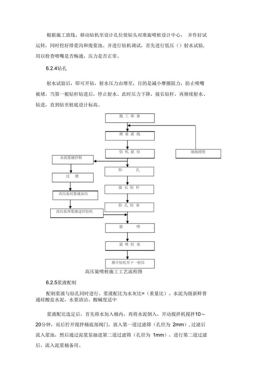 高压旋喷桩施工方案83382_第5页