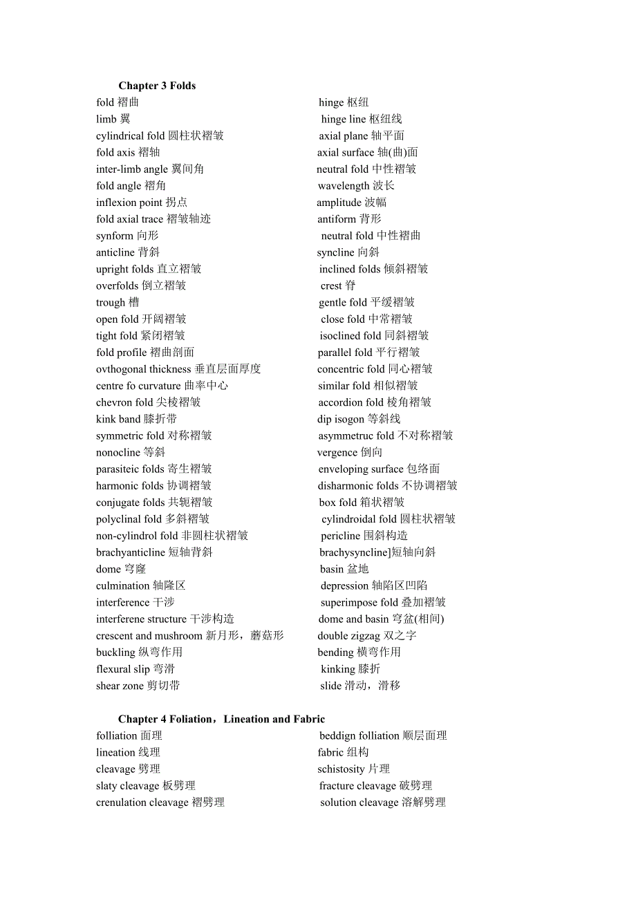 构造地质学专业词汇.doc_第3页