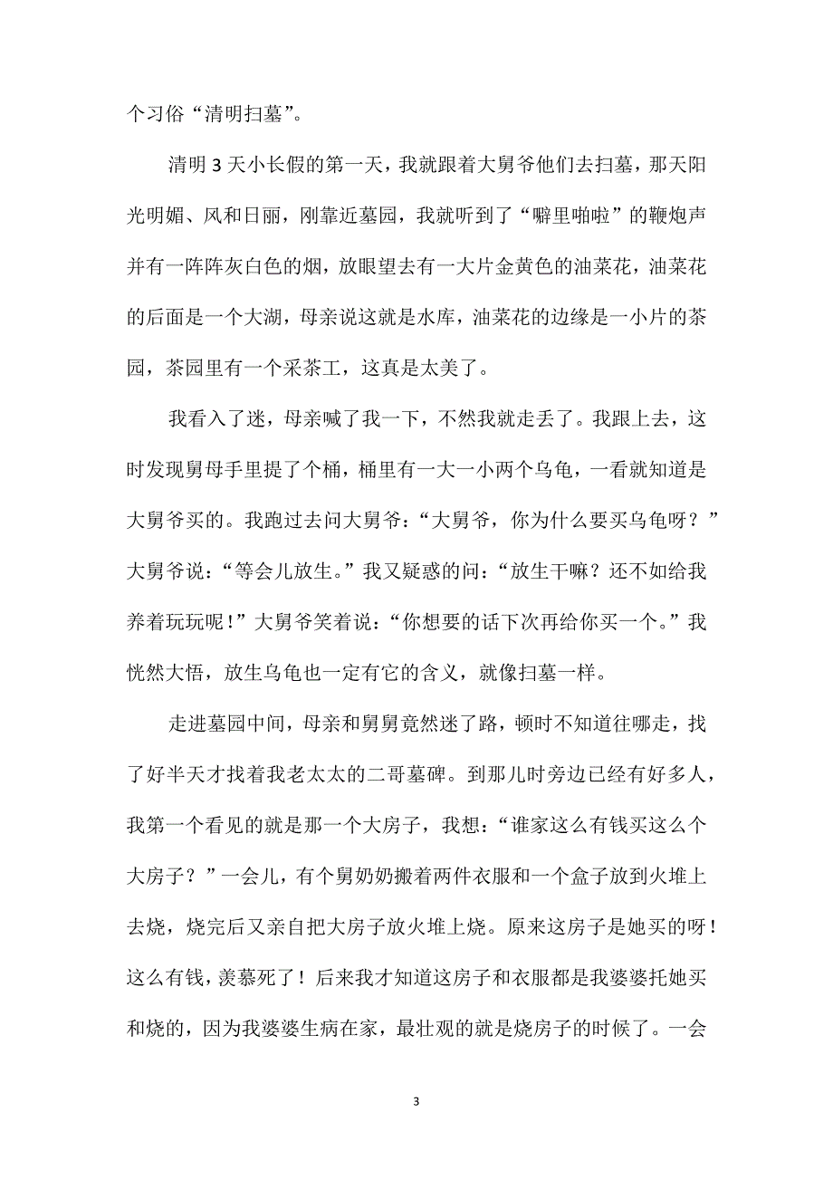 关于清明节的作文高二800字_第3页