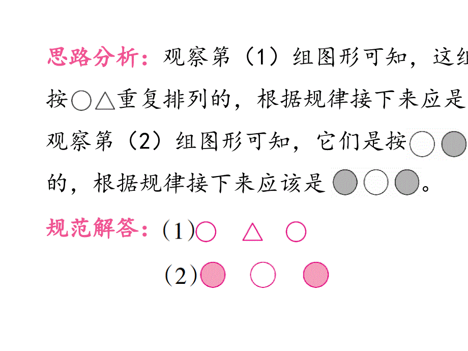 人教数学一下第7单元找规律整理和复习课件_2_第4页