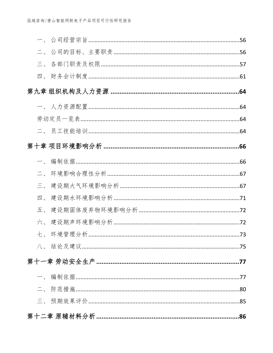 唐山智能网联电子产品项目可行性研究报告【范文模板】_第3页