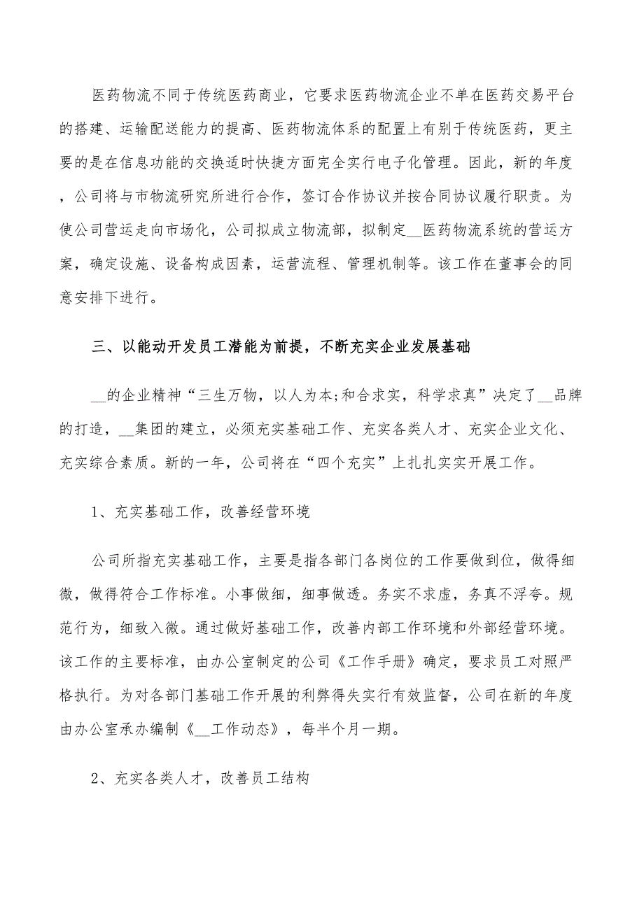 2022年董事会年度工作计划范文_第3页