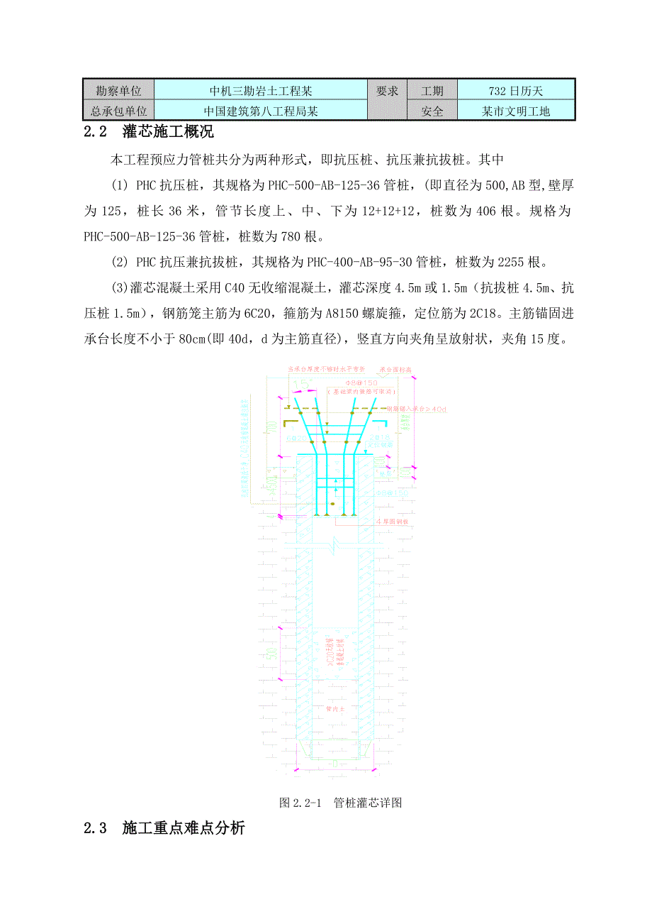 PHC管桩灌芯施工组织方案_第3页