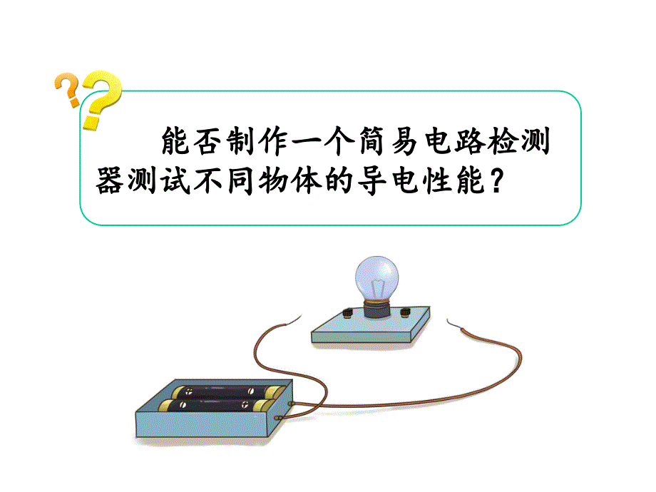 2021春湘科版科学四年级下册54导体和绝缘体课件_第3页