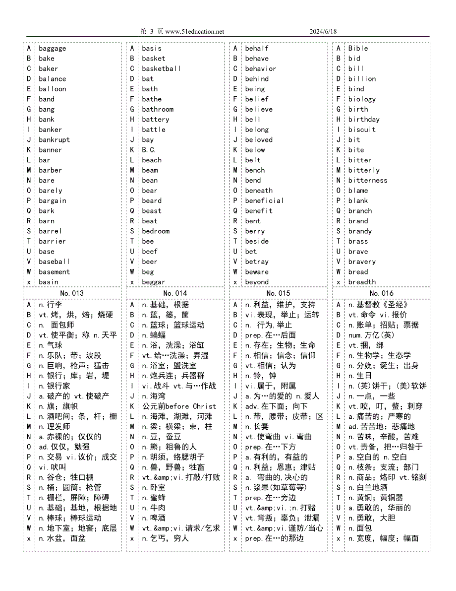 英语四六级单词词汇速记手册.doc_第4页