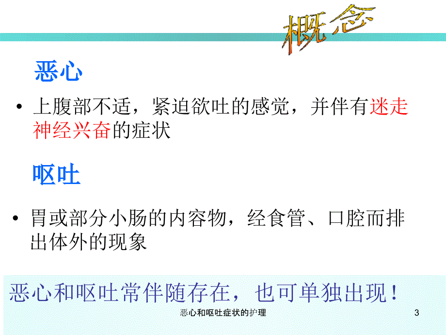 恶心和呕吐症状的护理课件_第3页