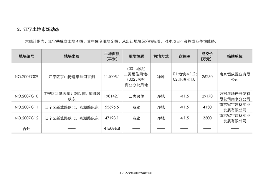 南京市天印雷丁别墅项目度企划报告_第3页