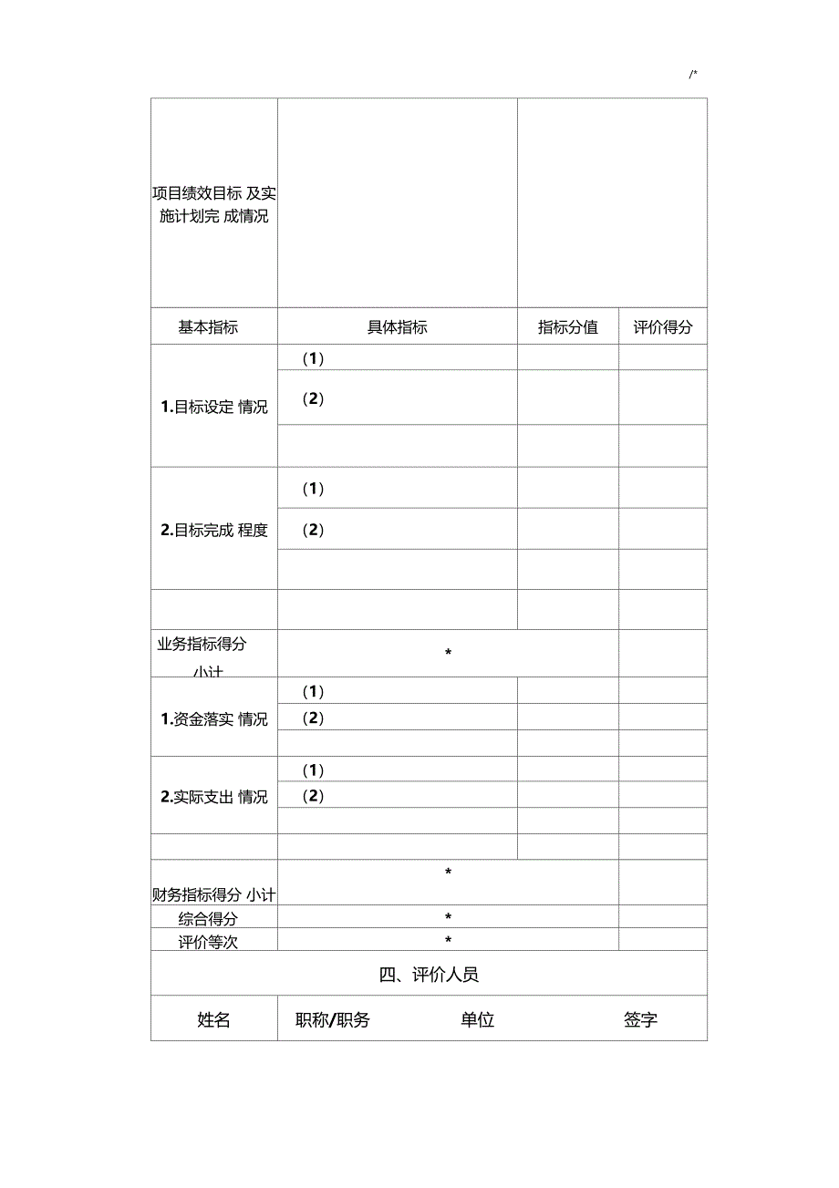 绩效评价结果汇报格式_第3页