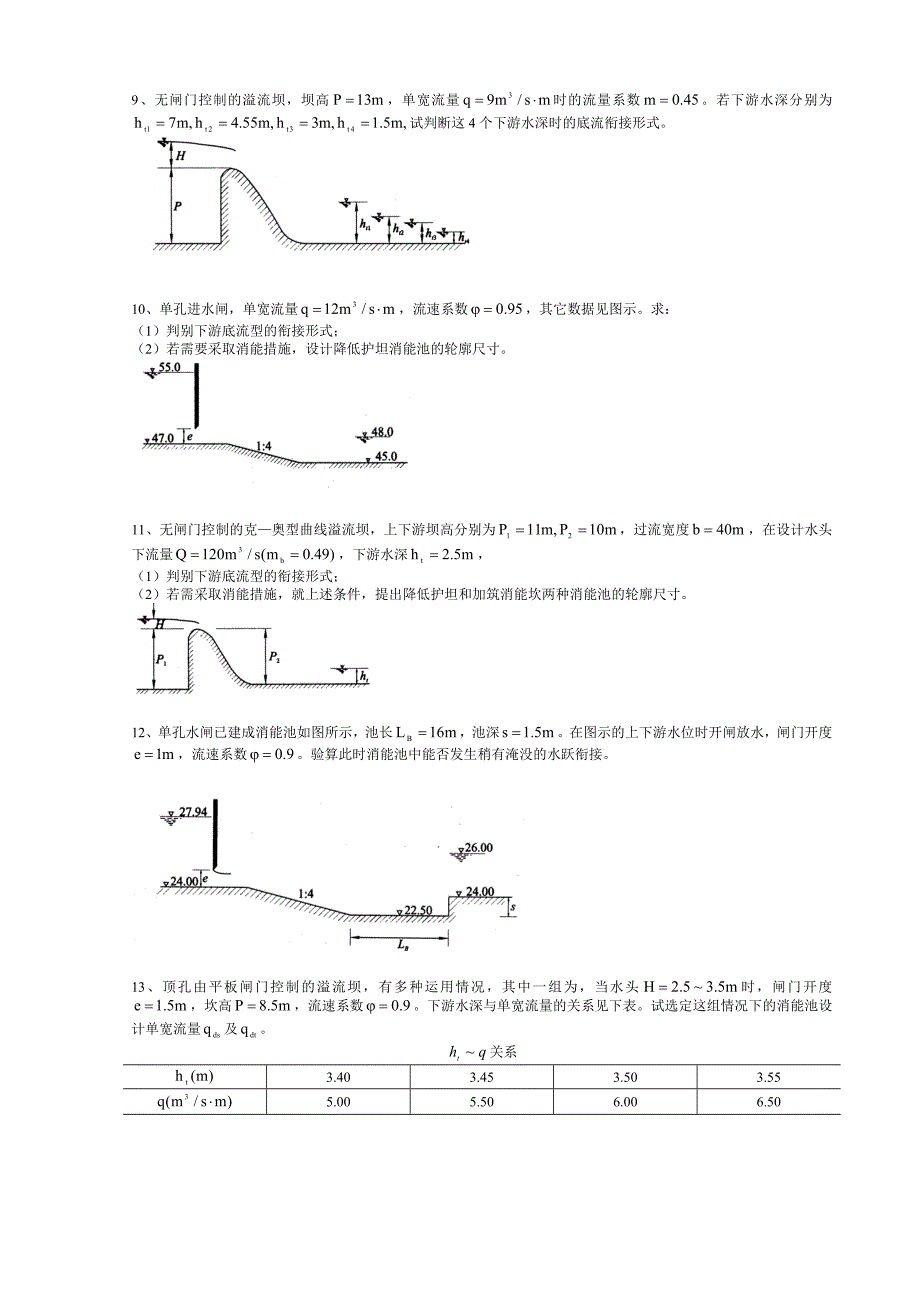 第九章泄水建筑物下游的水流衔接与消能.doc_第2页