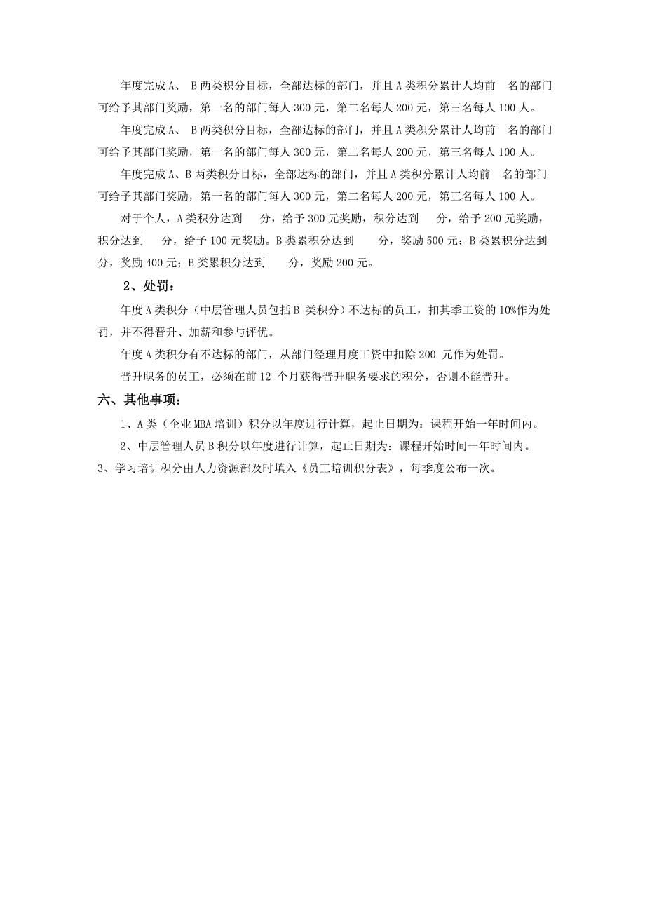 XXX公司企业MBA中高层培训班管理细则.doc_第5页