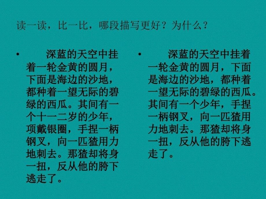 少年闰土教学课件_第5页