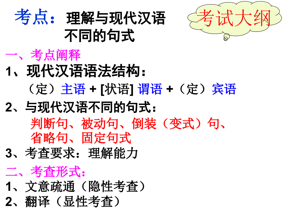 文言文专题句式之宾语前置公开课_第1页