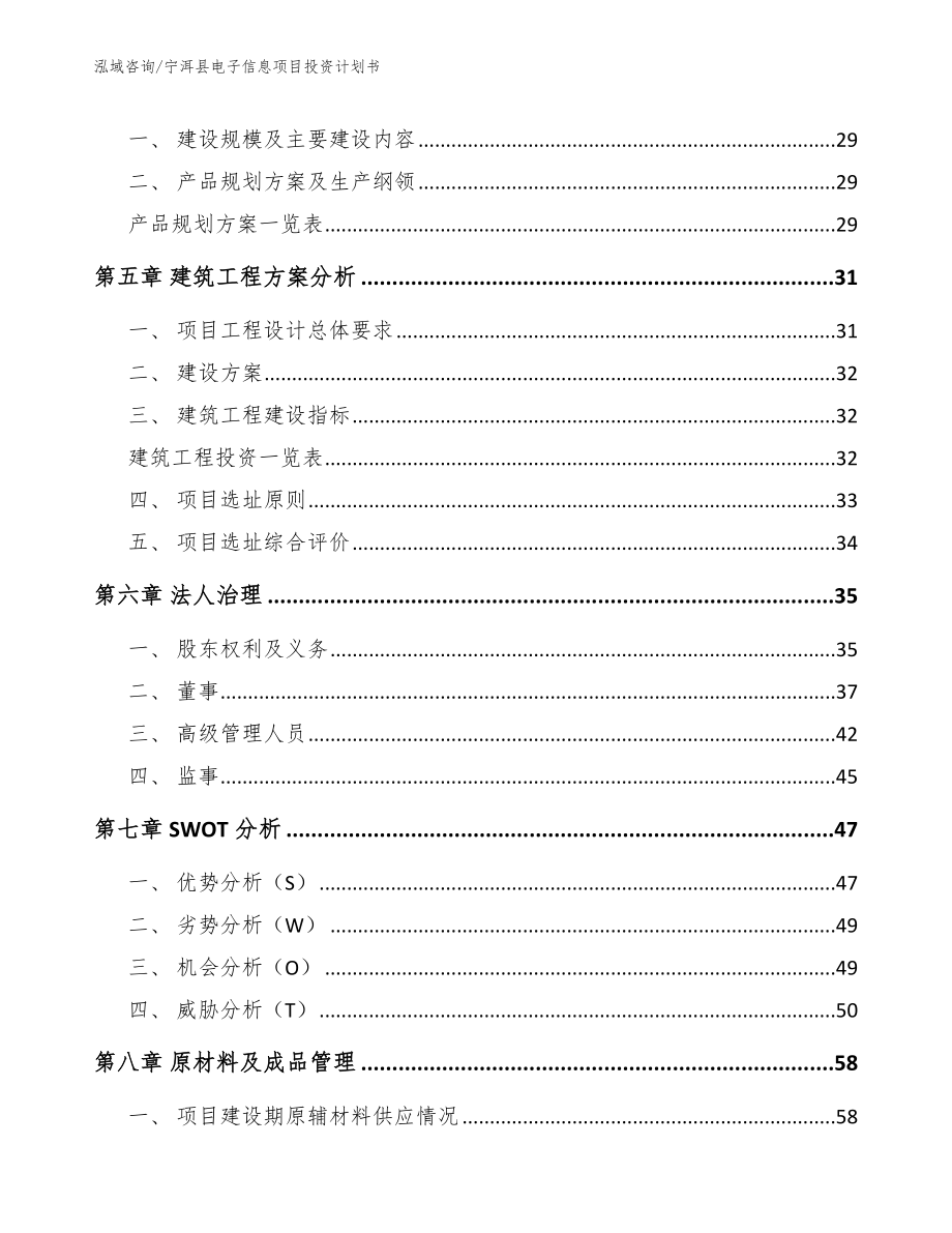 宁洱县电子信息项目投资计划书_第3页