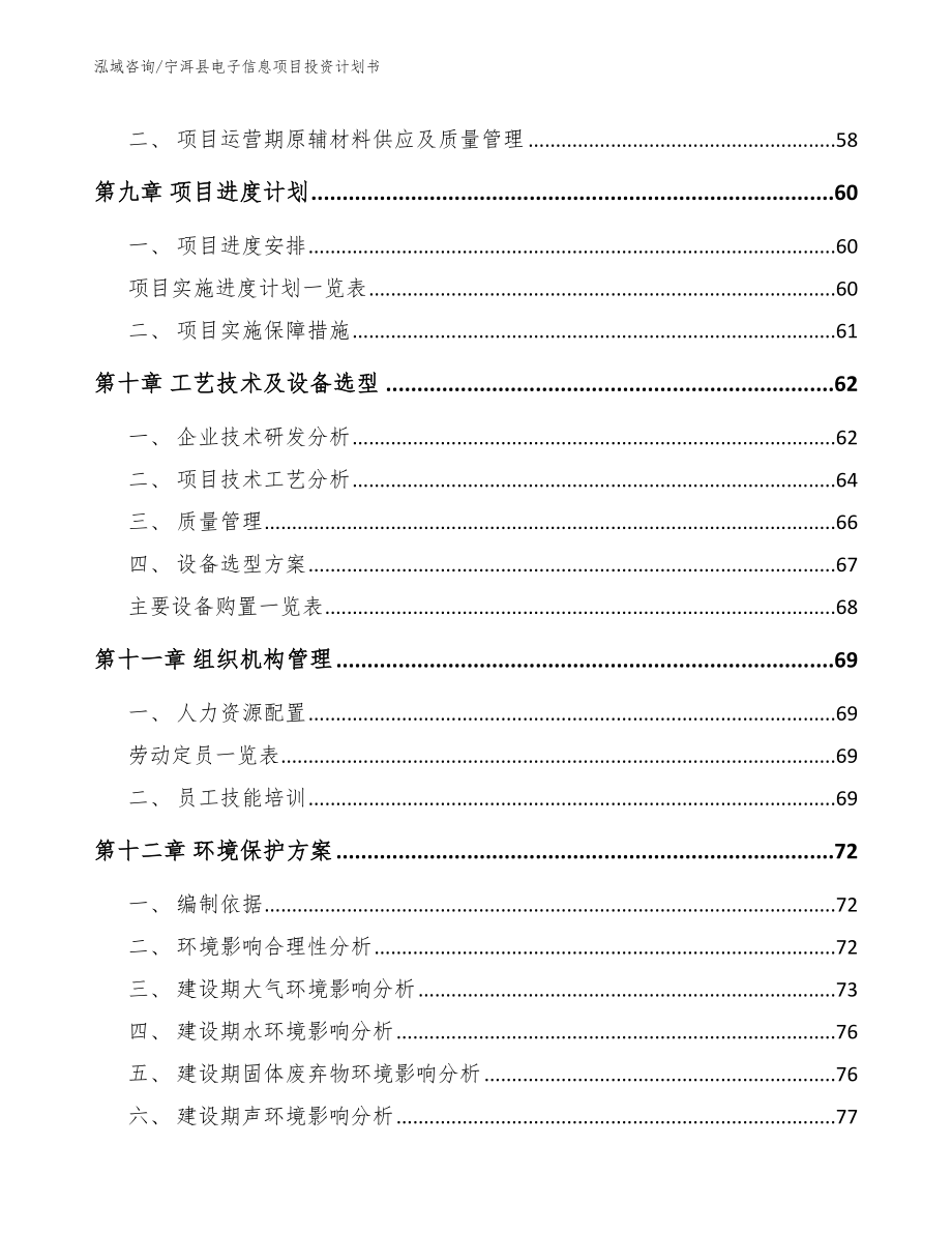 宁洱县电子信息项目投资计划书_第4页