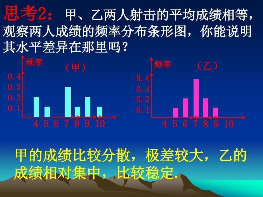 用样本的数字特征估计总体的数字特征——标准差课件_第5页