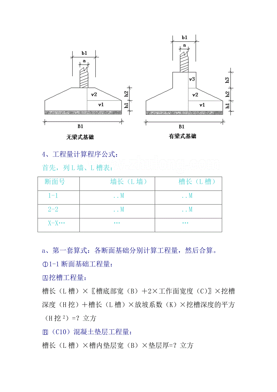 钢筋混凝土条形基础计算公式_第2页