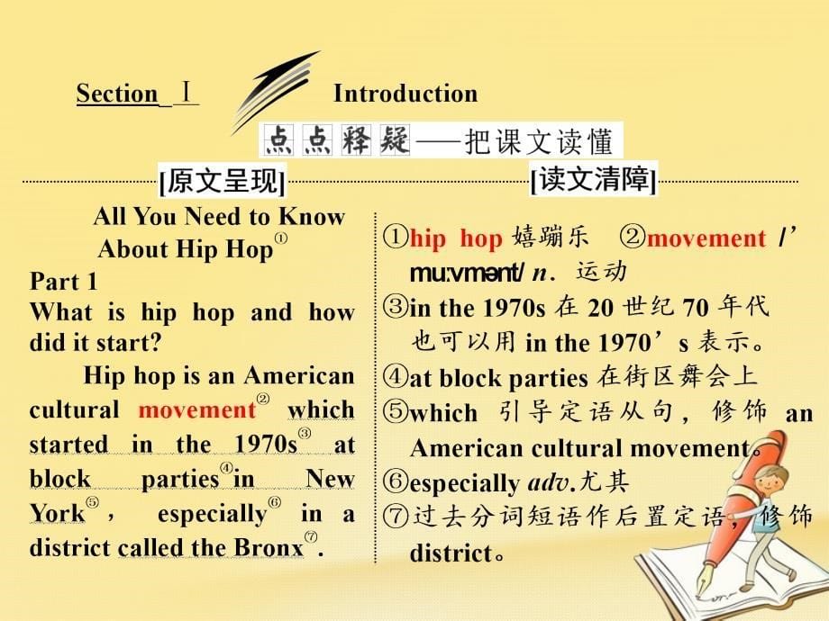 高中英语Module4MusicBorninAmericaSectionⅠIntroductionamp;ReadingPrereading课件外研版选修720_第5页