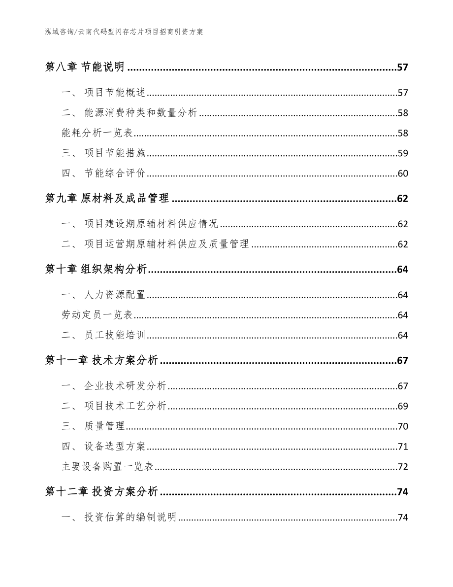 云南代码型闪存芯片项目招商引资方案_第4页