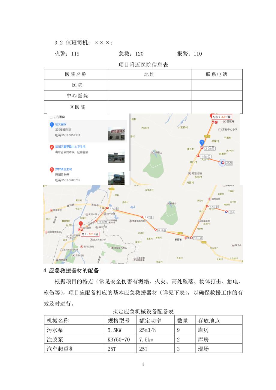 建设施工企业公司安全生产综合应急救援预案_第3页