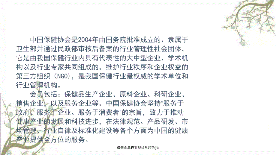 保健食品行业现状与趋势(3)课件_第2页