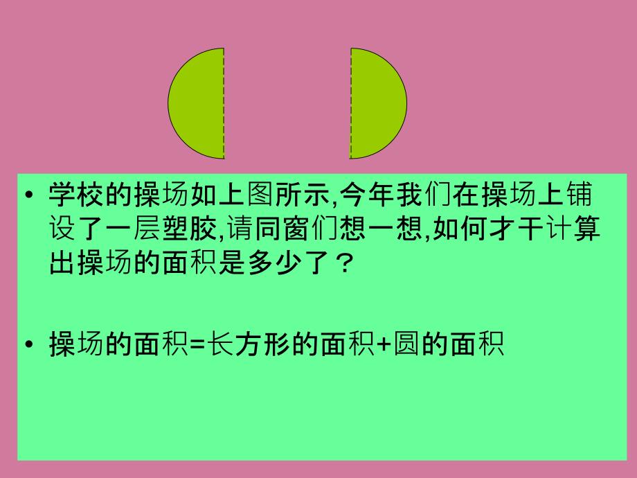 人教版数学六年级上册圆的面积第一课时ppt课件_第2页