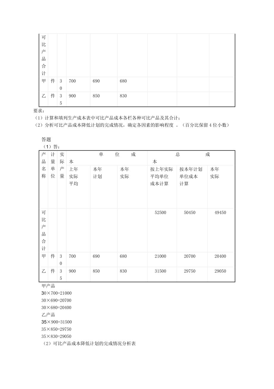 2015年电大成本会计形成性考核任务.doc_第3页