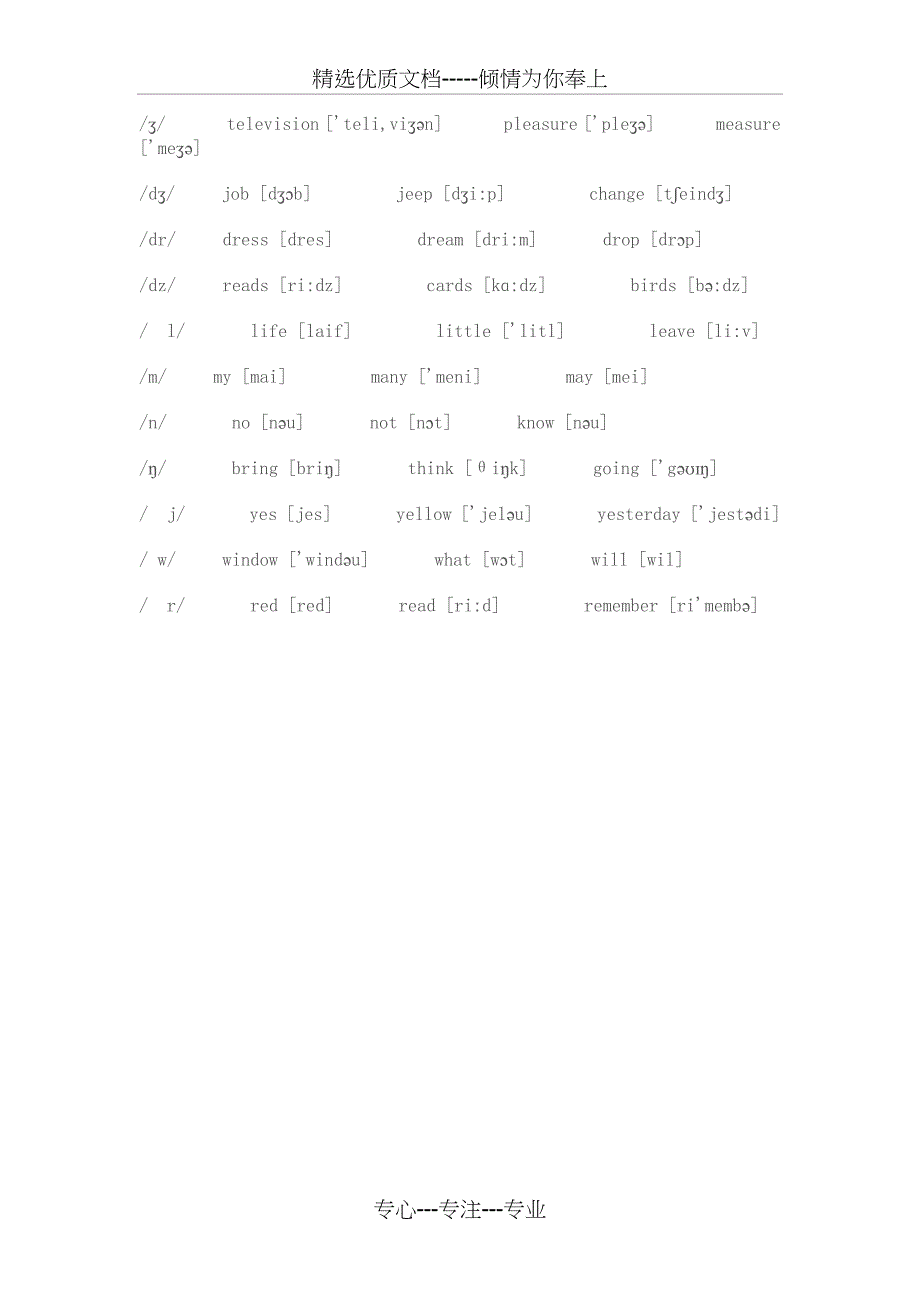 英语音标拼读练习总汇(共3页)_第3页