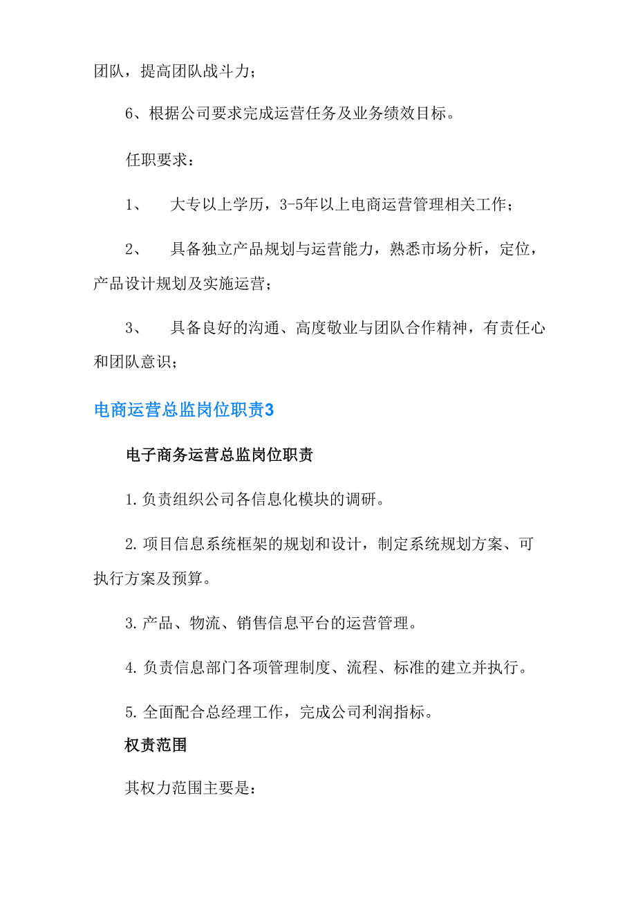 电商运营总监岗位职责_第3页