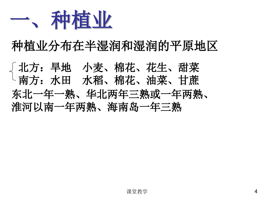 区域地理专题复习——中国的农业、工业、交通、商业和旅游业 ppt【课时讲课】_第4页