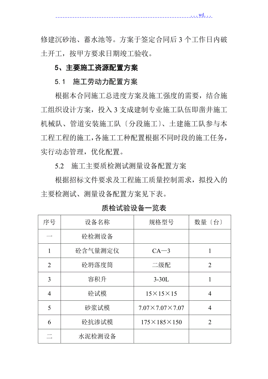 滴灌工程施工施工组织方案_第4页