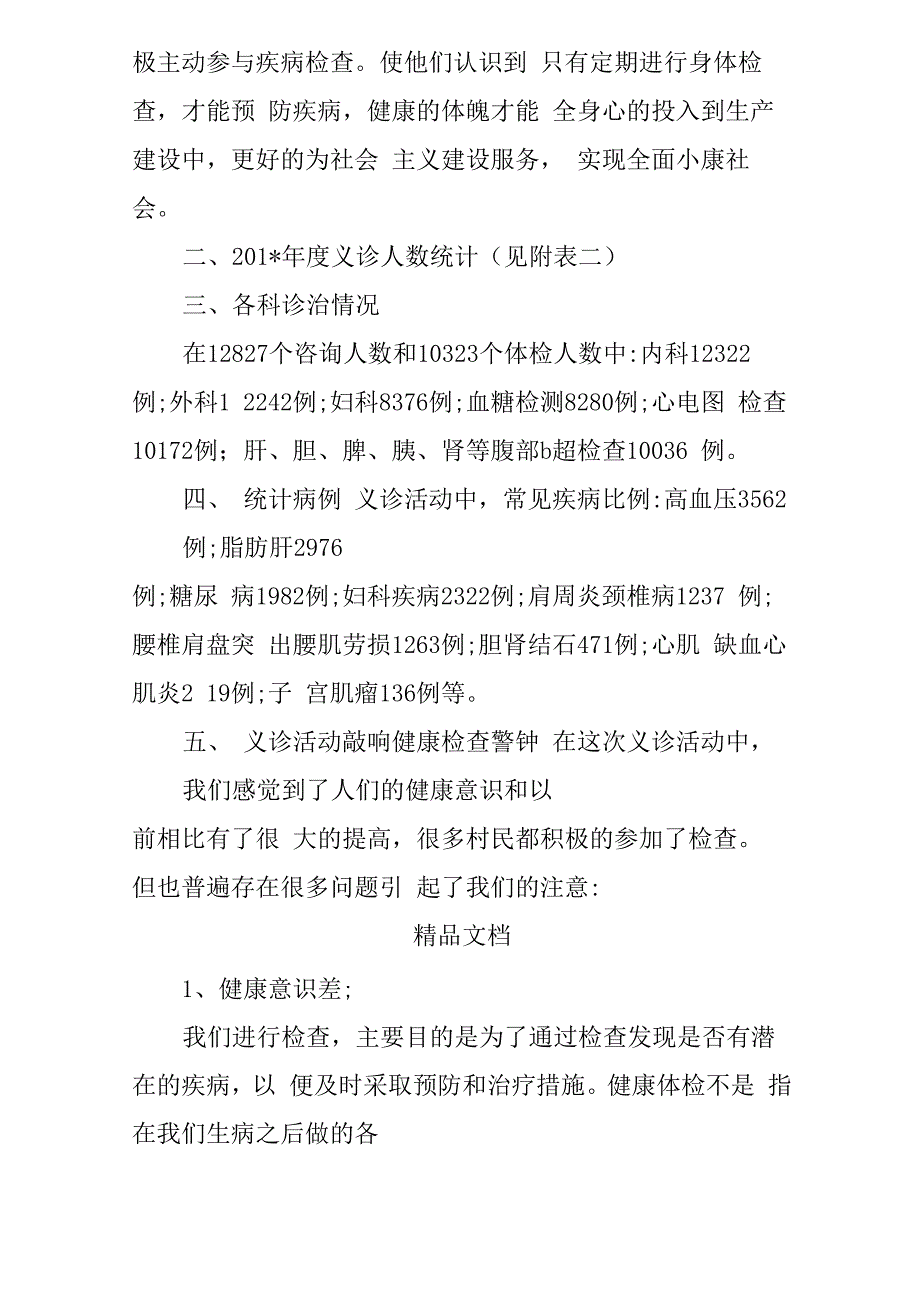 大型医院义诊活动总结文章_第5页