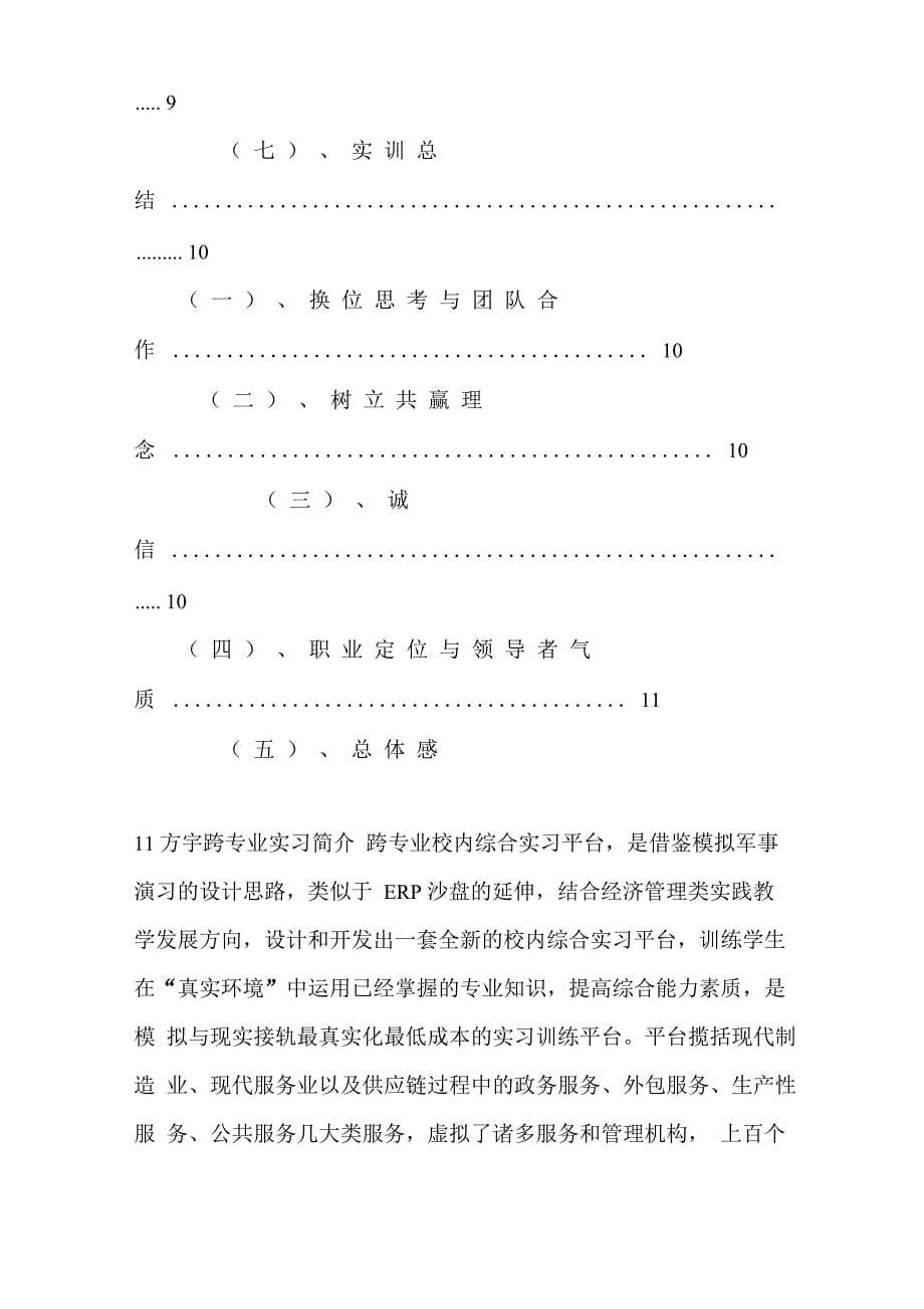 跨专业实训总结ppt_第5页