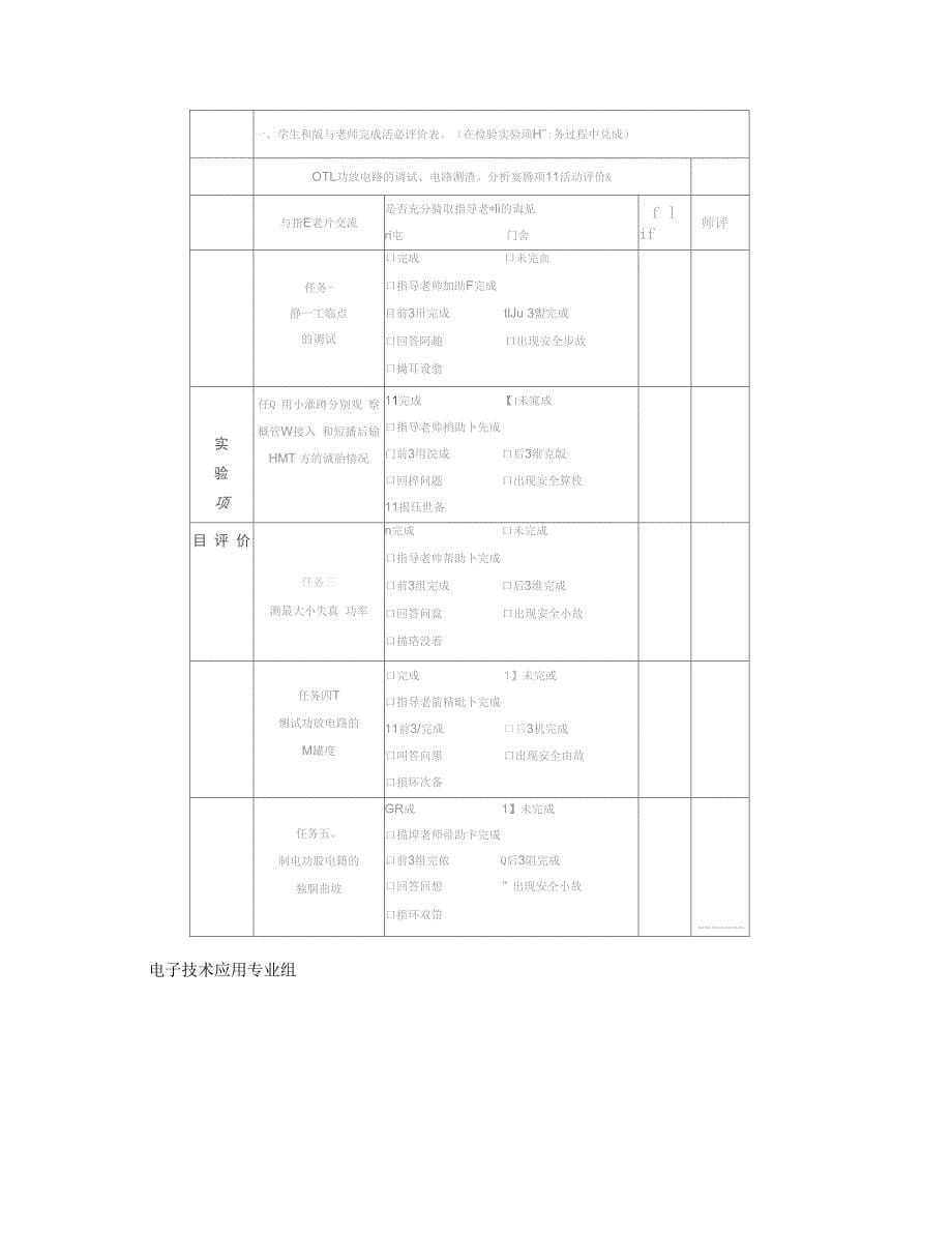 OTL功放电路的装配与调试(实验)_第5页