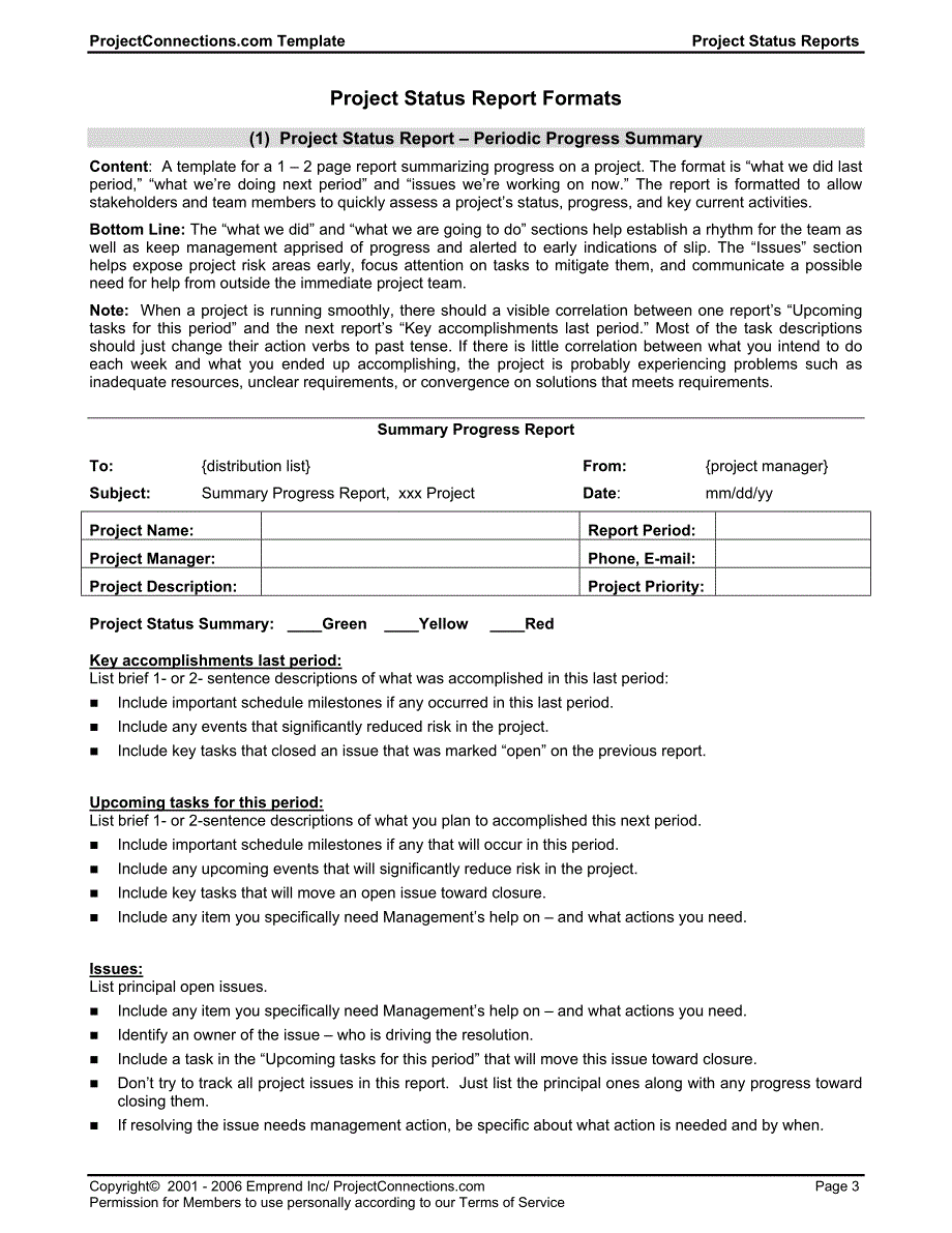 ProjectProgressReportTemplate_第3页