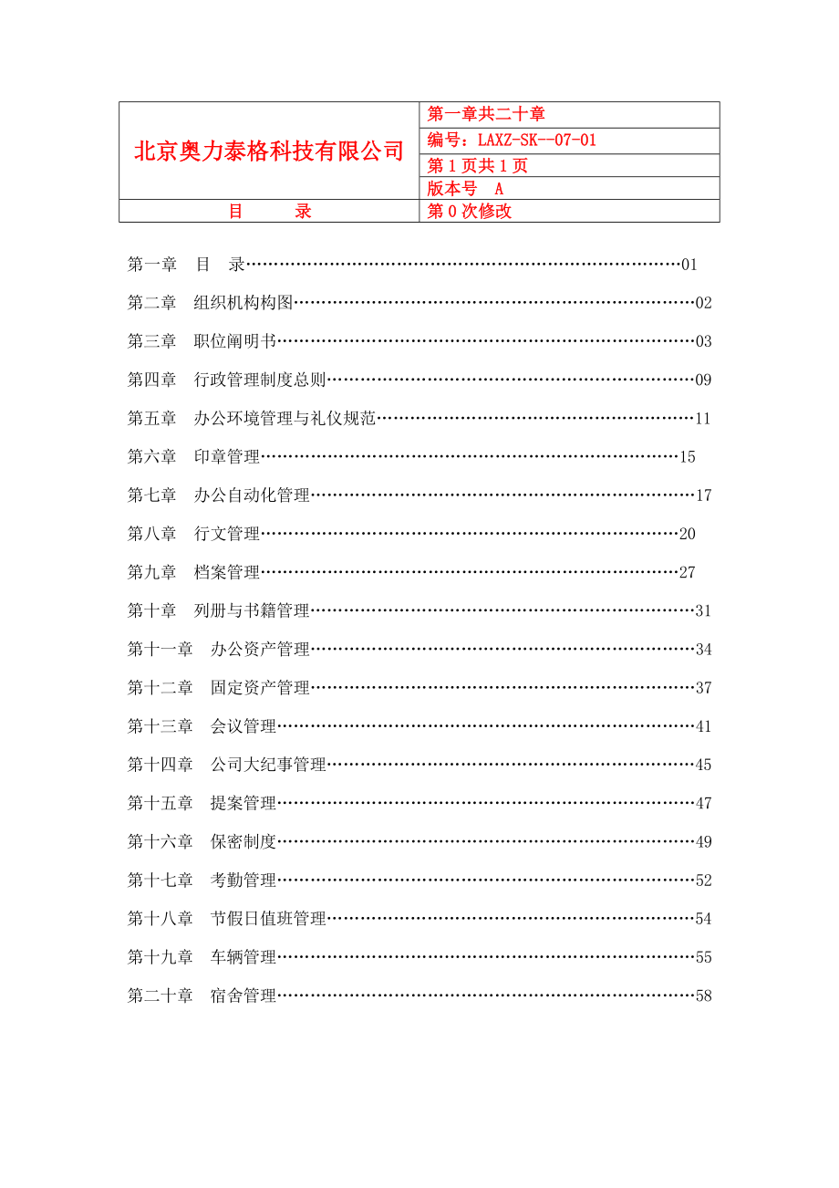 行政SOP经典版_第2页