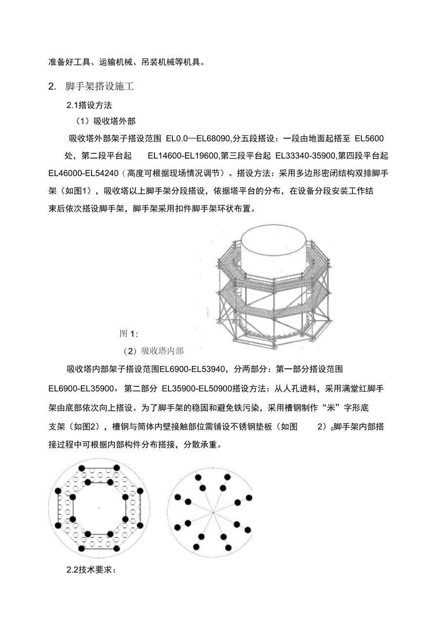 吸收塔架子搭设方案设计_第4页