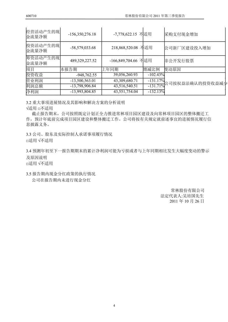 600710常林股份第三季度季报_第5页