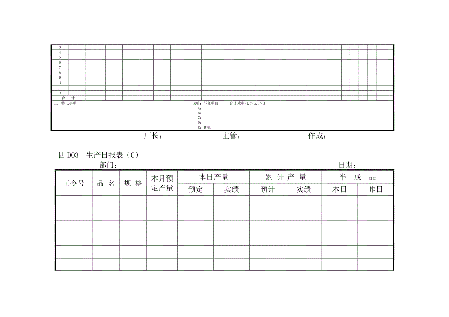 生产管理D01横表格Word_第3页