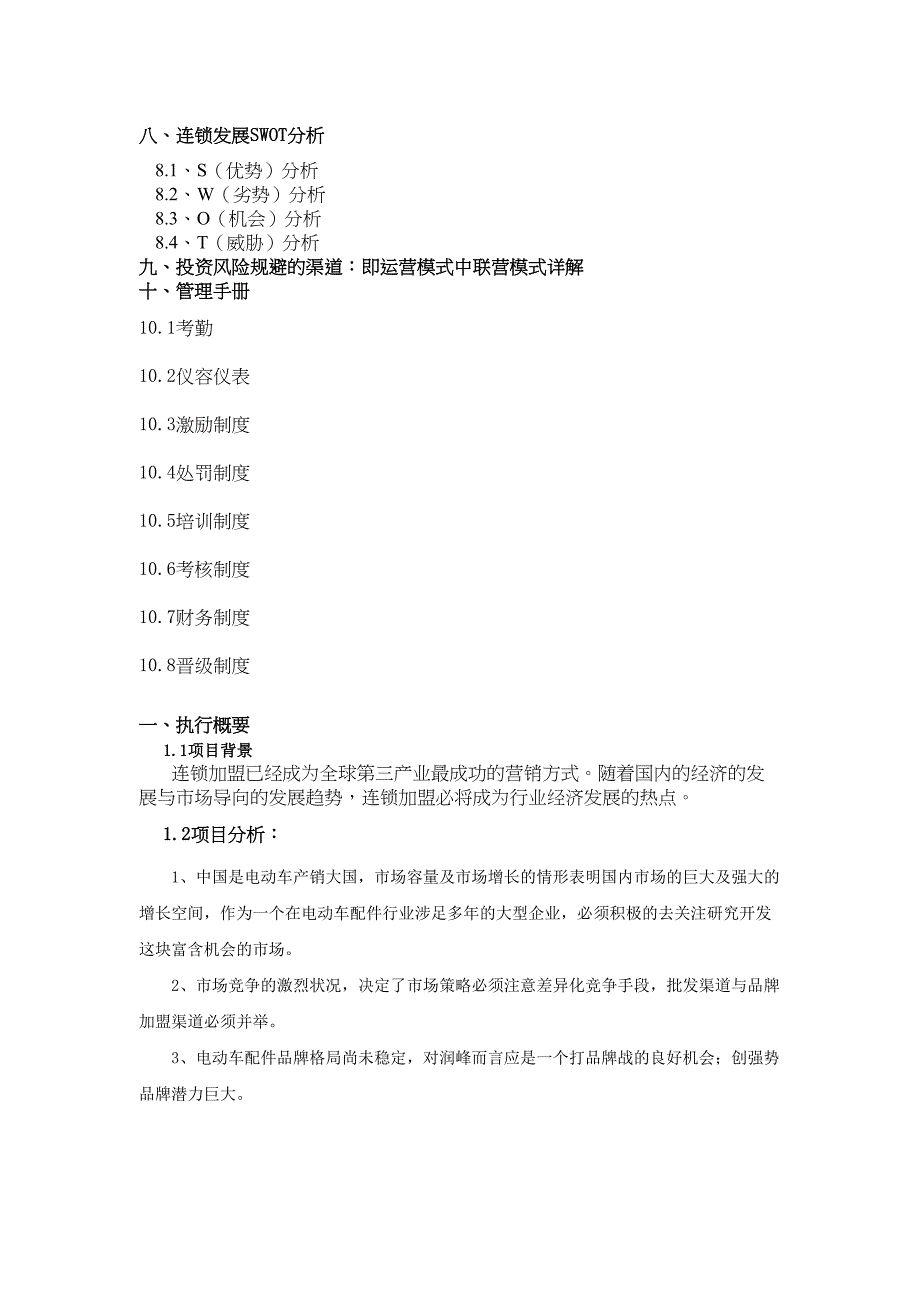 电动车连锁店(DOC 16页)_第2页