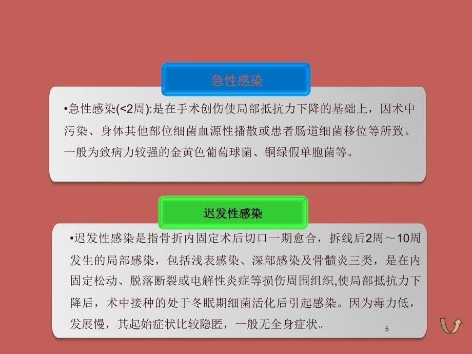 骨科内固定术后感染防治ppt课件_第5页