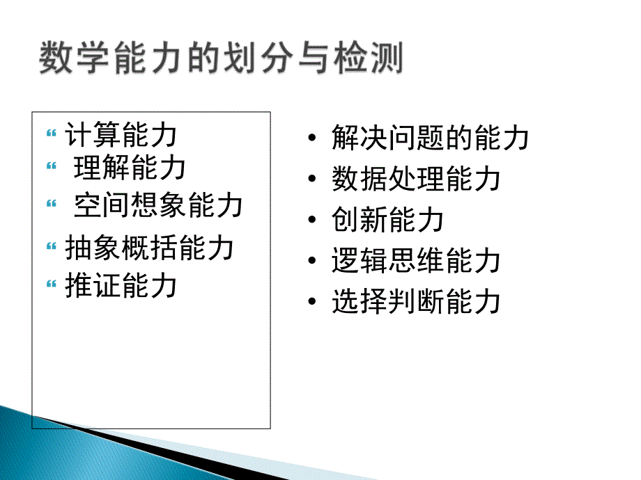数学能力与数学思想课件_第1页