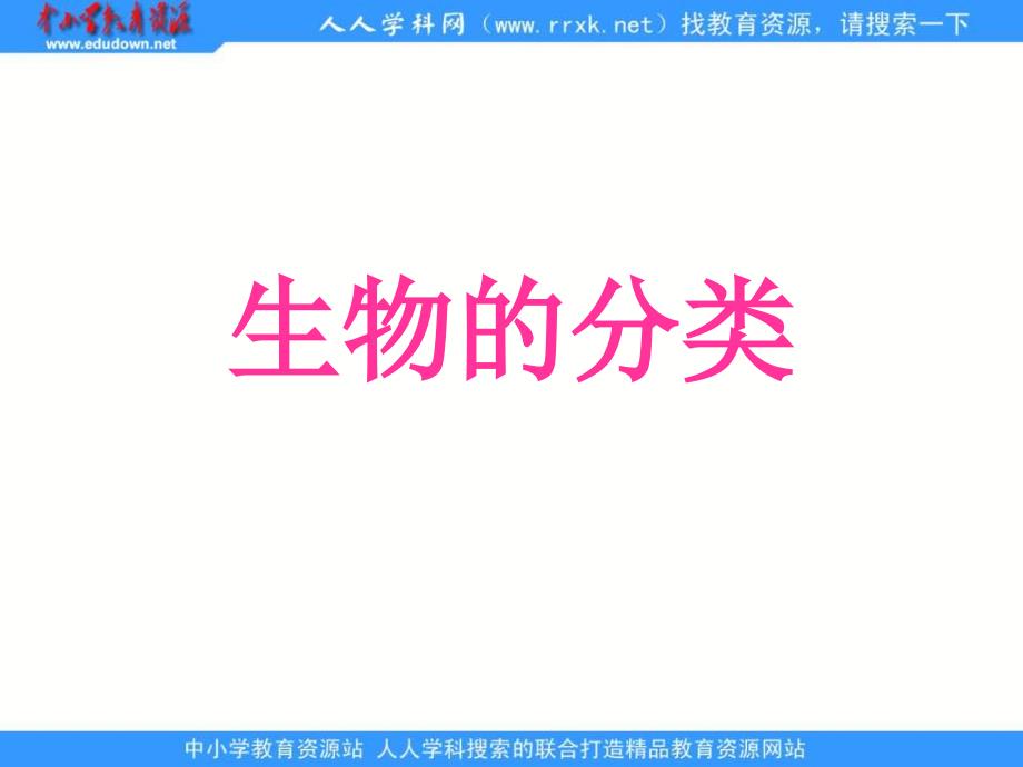 苏科版生物七下生物的分类_第1页