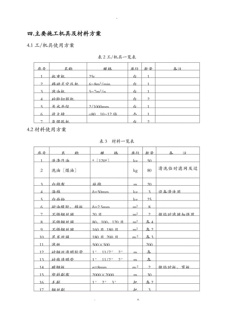 压缩机油运施工组织设计与对策_第5页