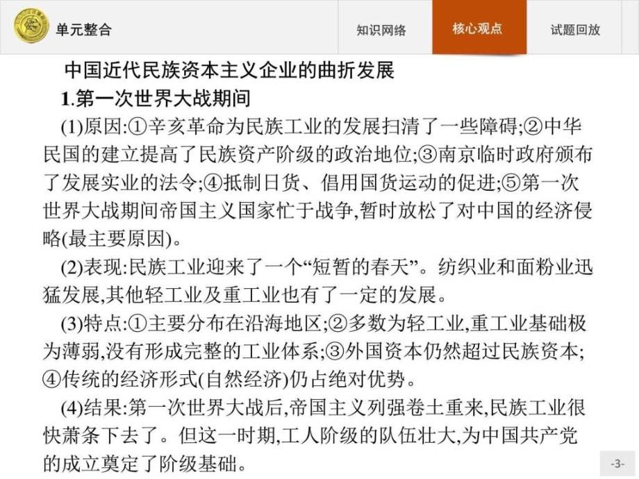 最新赢在课堂高中历史人教版必修2课件单元整合._第3页