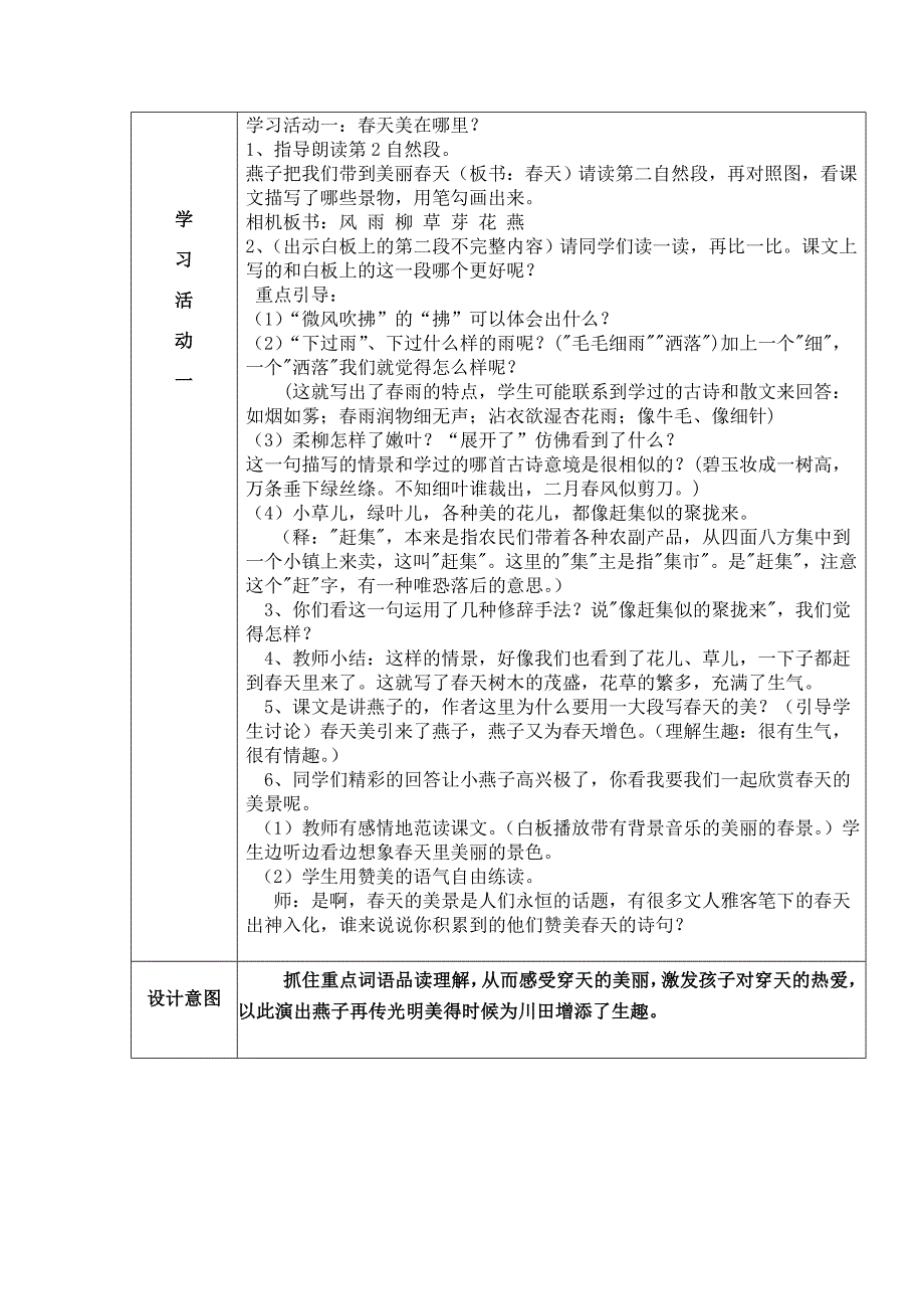 苏教版小语三下《燕子》教学设计[1].doc_第2页