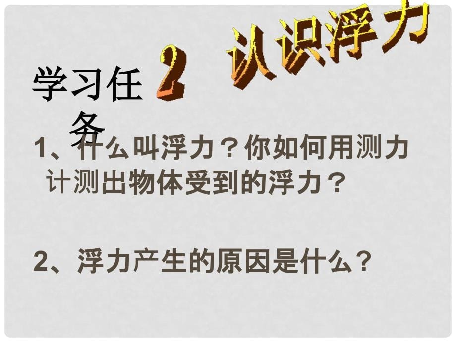 八年级物理下册 10.2《认识浮力》课件1 （新版）教科版_第5页